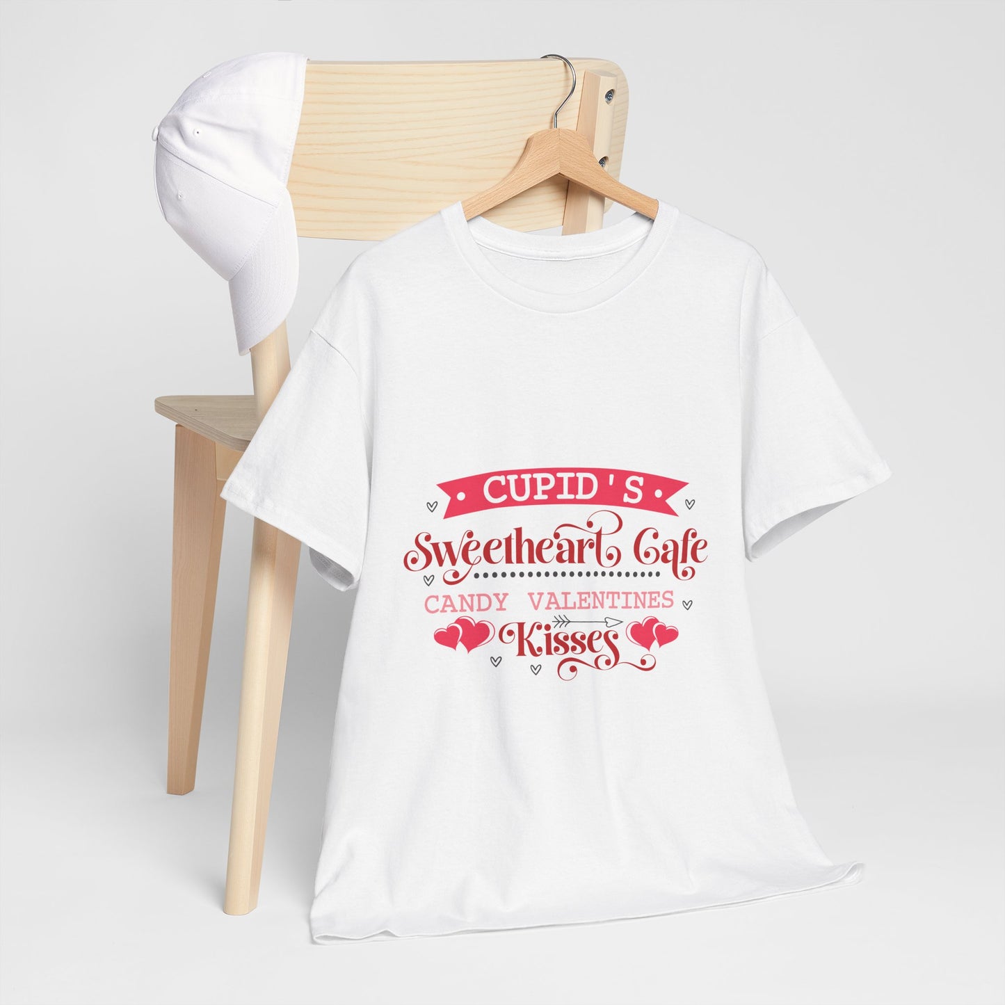 Cupid's Sweetheart Cafe Unisex Valentine's Day T-Shirt