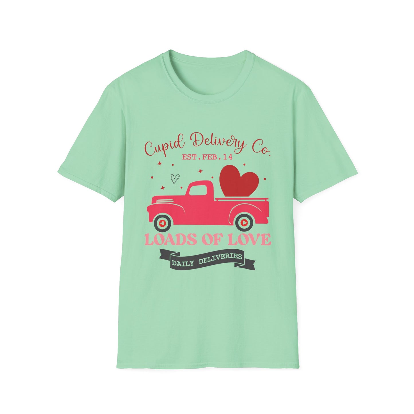 Cupid’s Delivery Service Unisex Valentine’s Day T-Shirt