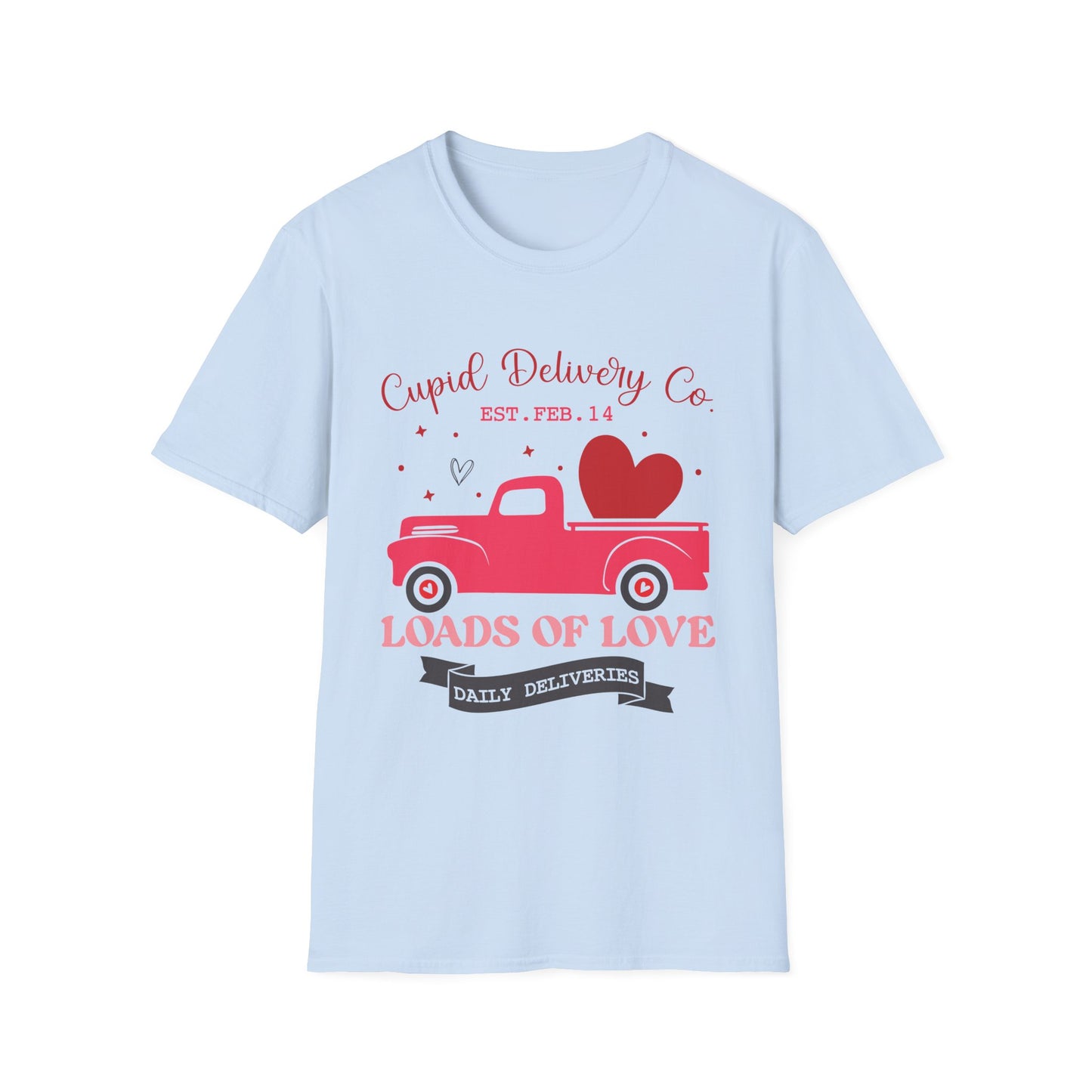 Cupid’s Delivery Service Unisex Valentine’s Day T-Shirt