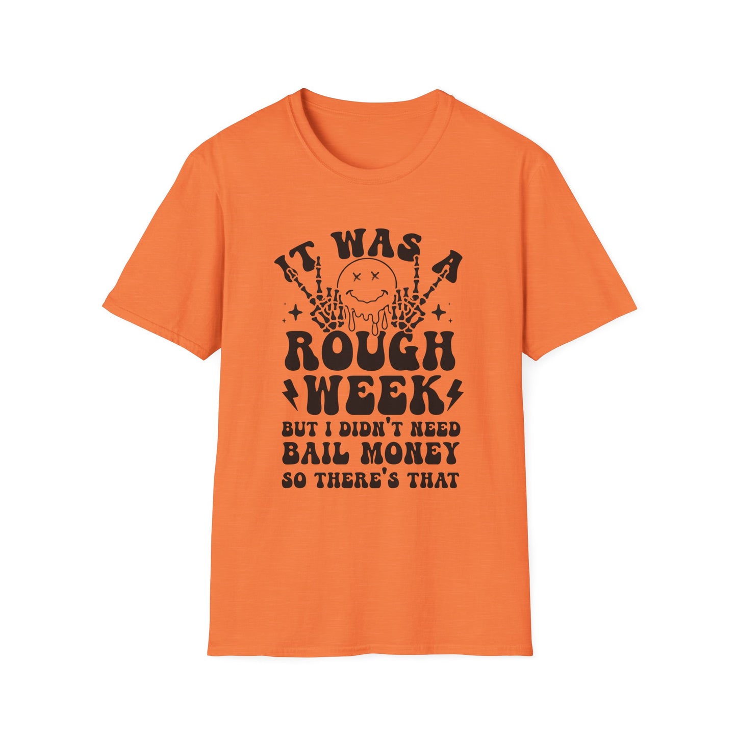 Rough Week Survival Sarcastic Tee – Funny and Relatable