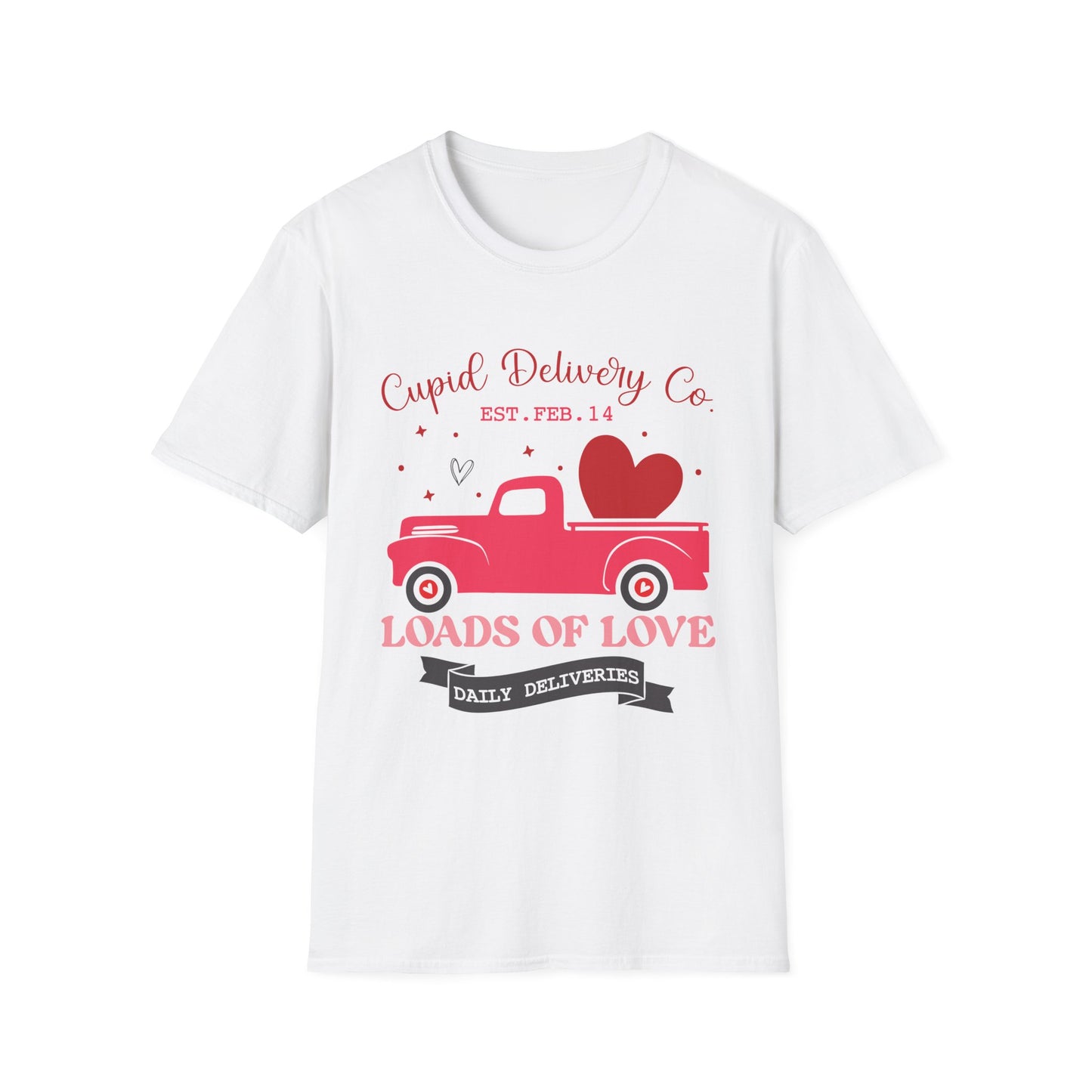 Cupid’s Delivery Service Unisex Valentine’s Day T-Shirt