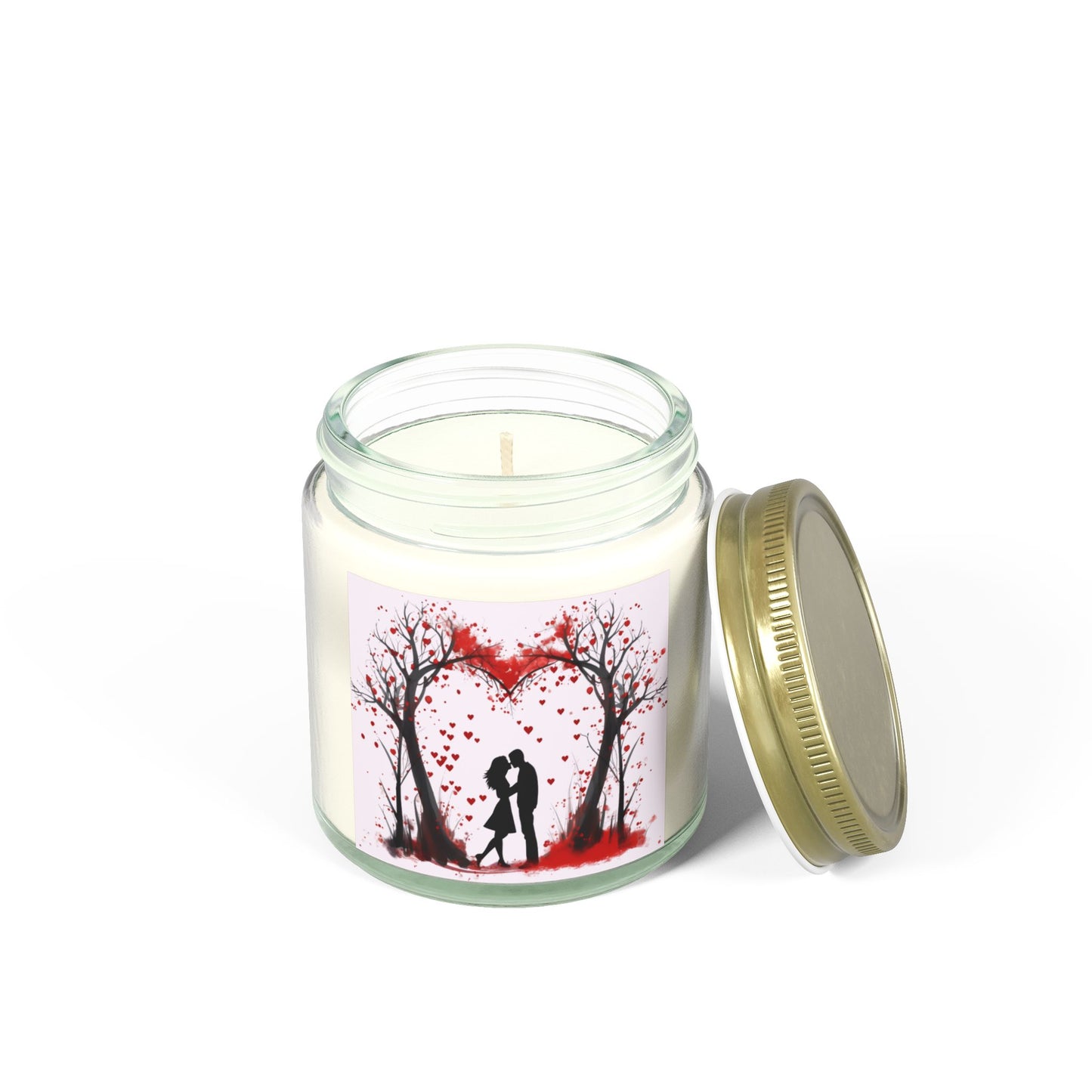 Luxurious Coconut Apricot Wax Scented Candle – Long-Lasting