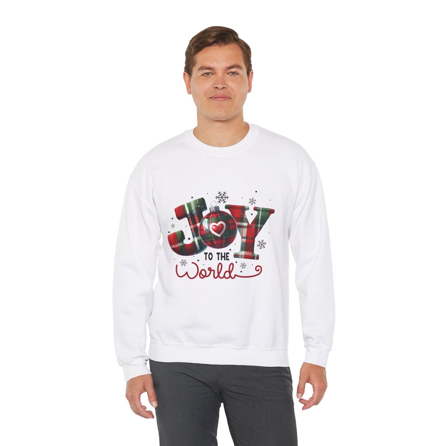 Joy to the World Christmas Crewneck Sweatshirt
