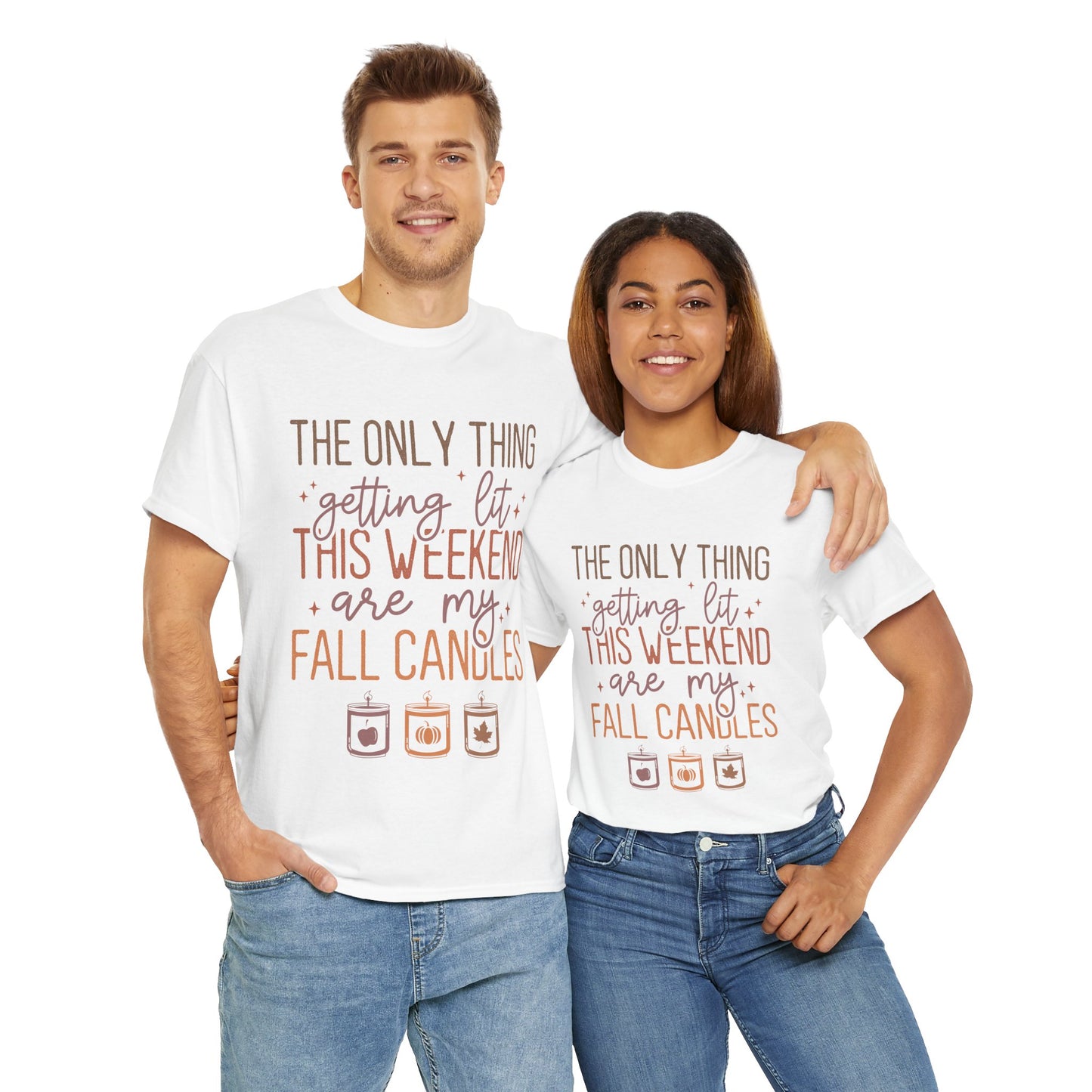 Cozy Vibes Only: Fall-Inspired Unisex Cotton Tee