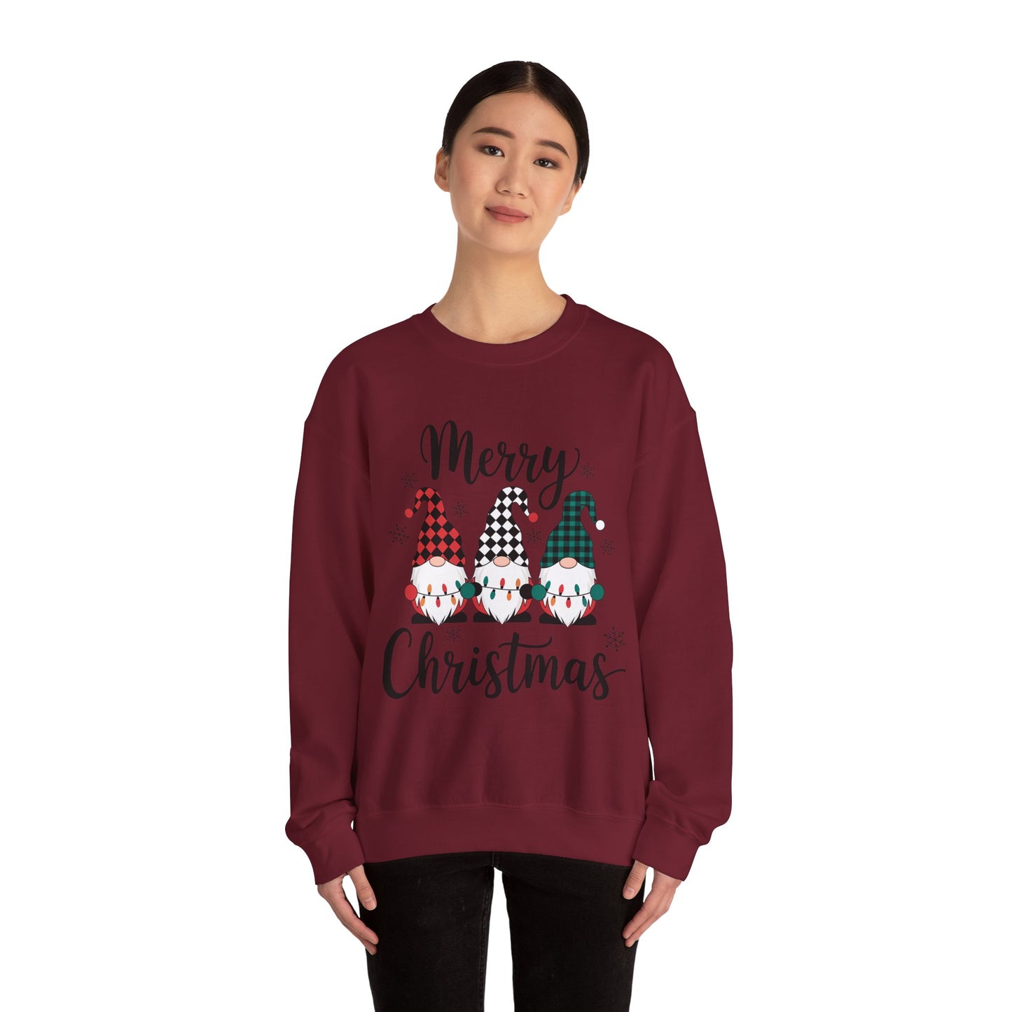 Merry Christmas Gnome Sweatshirt – Festive Holiday Vibes