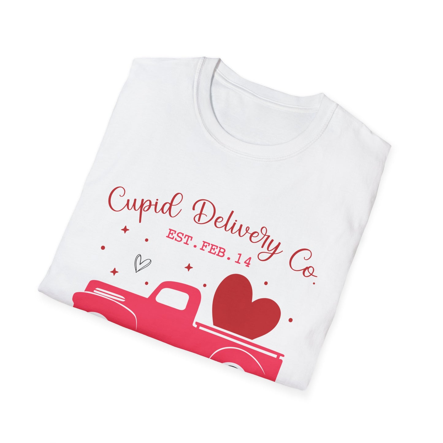 Cupid’s Delivery Service Unisex Valentine’s Day T-Shirt