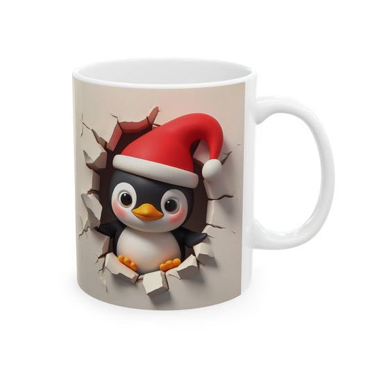 Penguin Pop 11oz Coffee Mug – A Chill Buddy from Every Side!