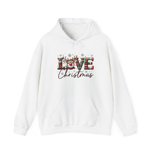 Love Christmas Ho Ho Ho Hoodie - Festive Unisex Holiday Comfort