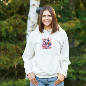 Funny Quote Hooded Sweatshirt | "I Don't Just Ride the Crazy Train, I Drive It"