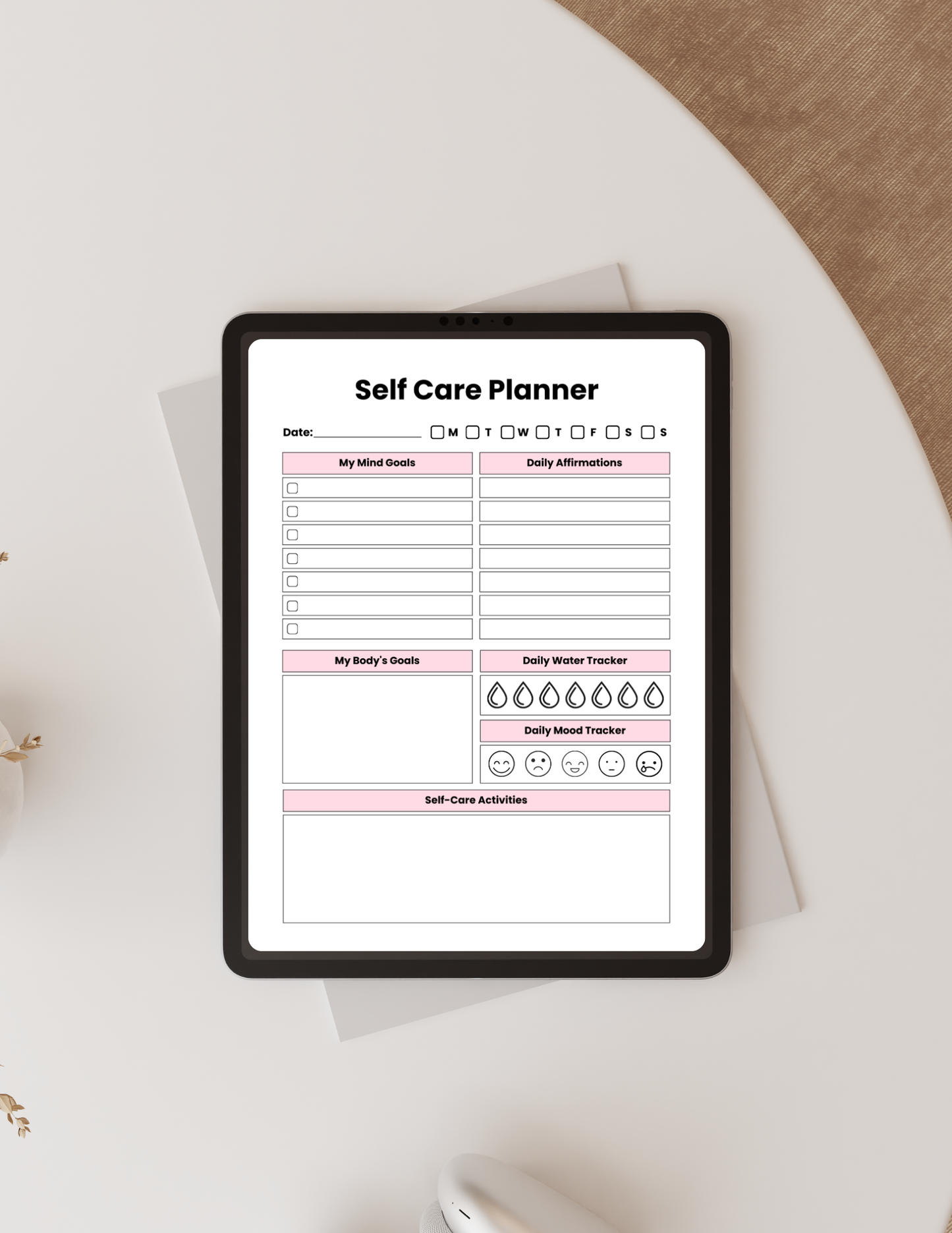 Self-Care Journal - Digital Download & Printable